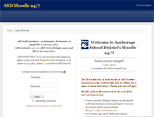 Tablet Screenshot of moodle.asdk12.org